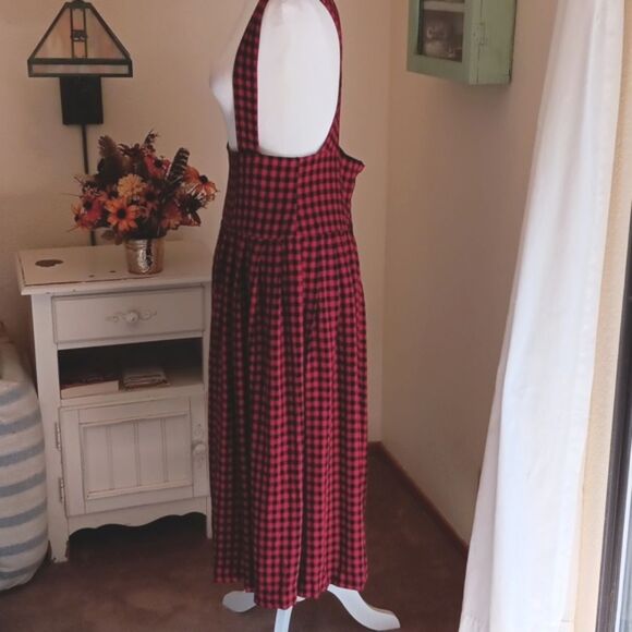 Dennis Goldsmith  Red Plaid Jumper - Picture 4 of 9